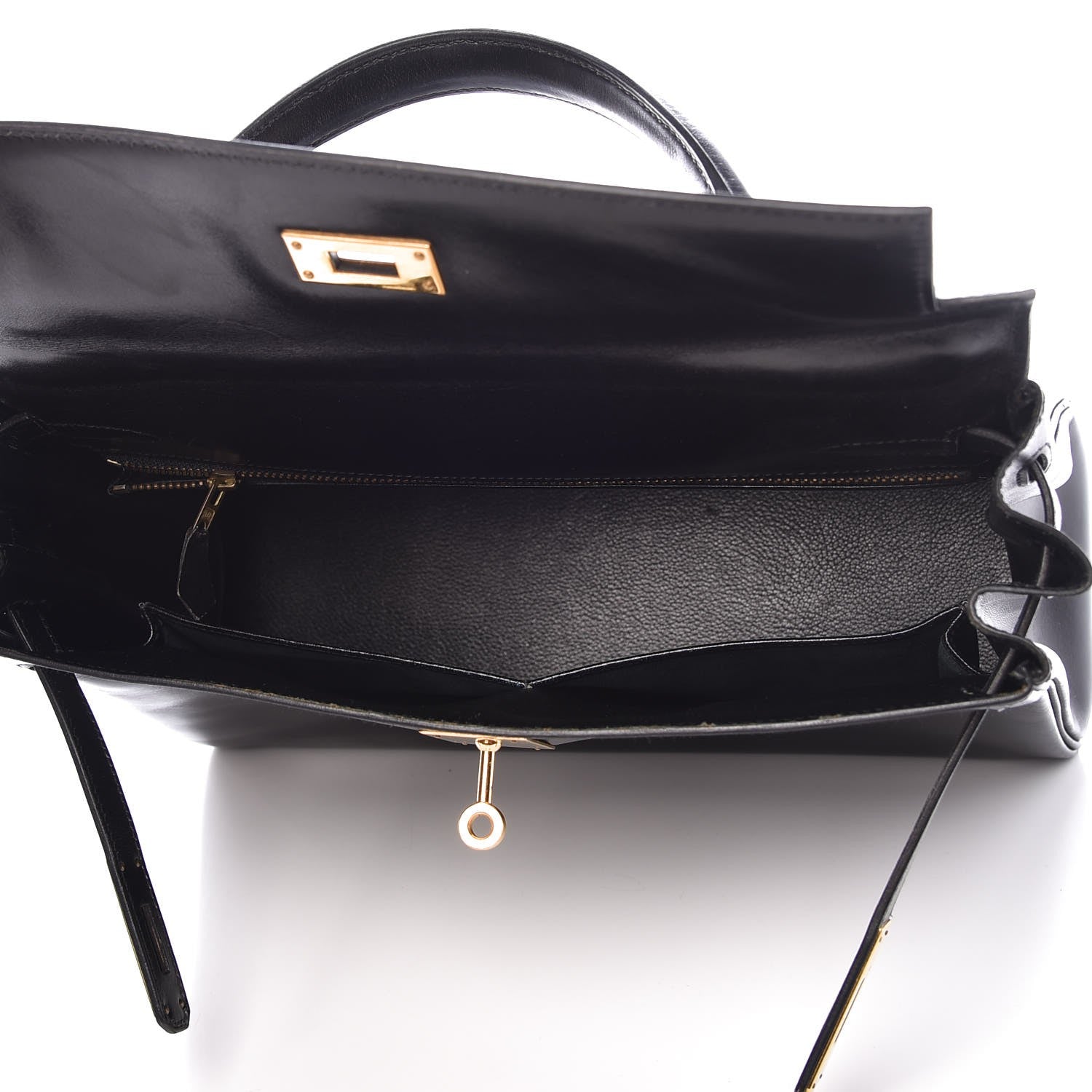 Hermes Box Kelly Retourne 32 Black 5 of 11
