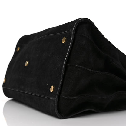 Saint Laurent Suede Large Sac de Jour Carryall Black 9 of 10
