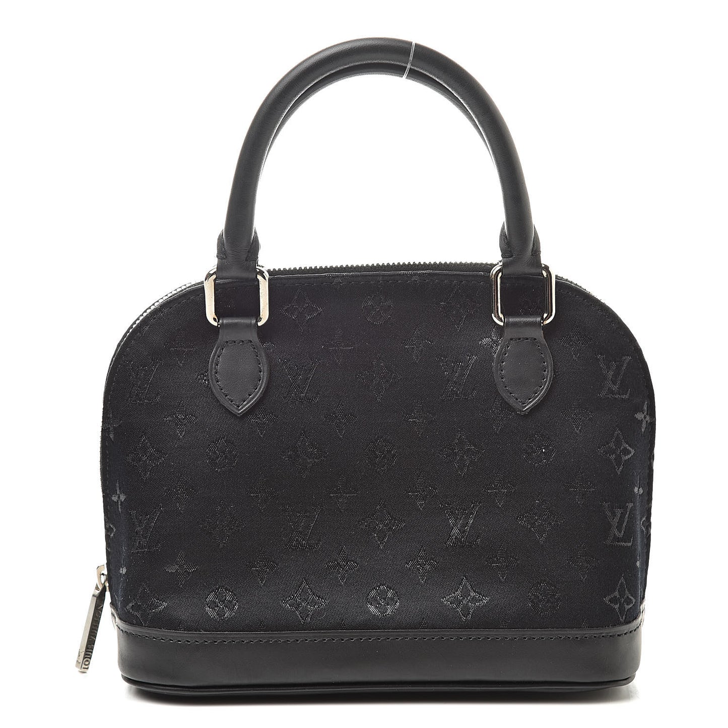 Satin Monogram Little Alma Black