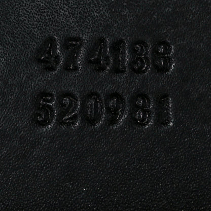 Gucci GG Supreme Monogram Web Flap Messenger Bag Black Grey 7 of 12