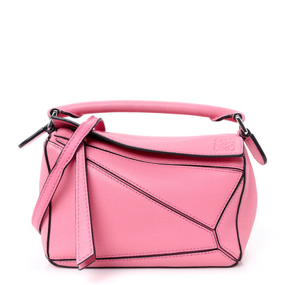 Loewe Calfskin Mini Puzzle Bag Wild Rose 1 of 12