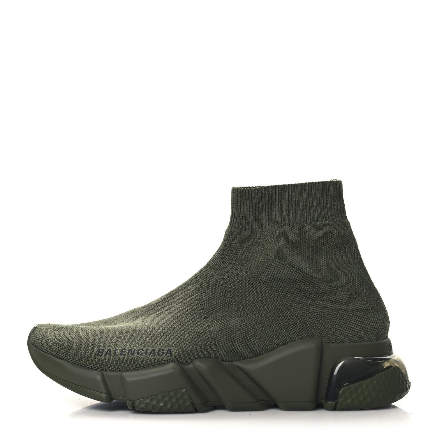 Balenciaga Technical 3D Recycled Knit Womens Speed 2.0 Sneakers 36 Green 1 of 7