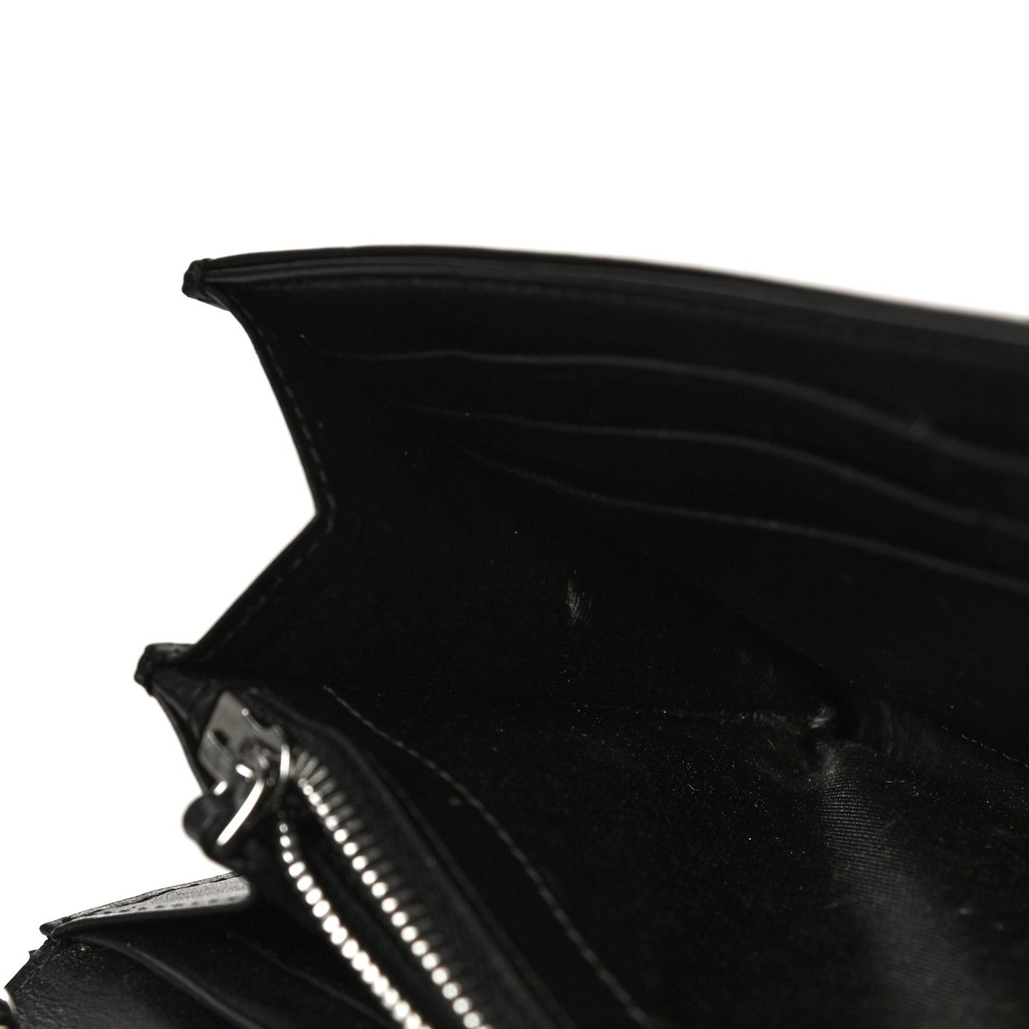 Visetos Large Patricia Wallet On Chain Black