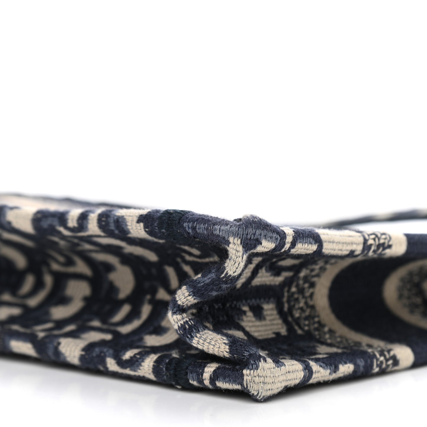Oblique Mini Book Tote Blue Multicolor