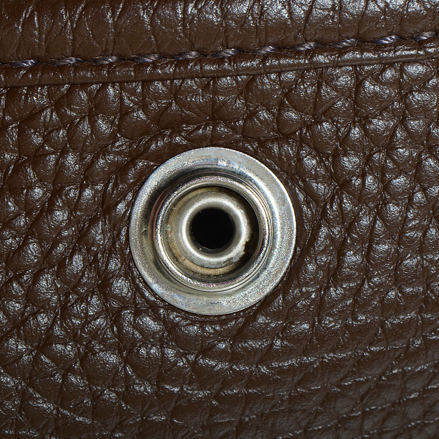 Hermes Taurillon Clemence Evelyne III PM Chocolate 11 of 15