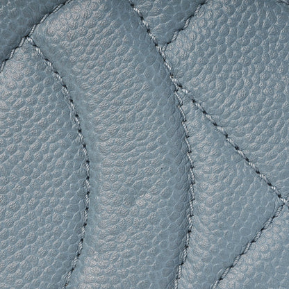 Chanel Caviar Quilted Timeless CC Tote Blue 12 of 14