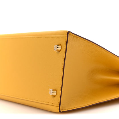Hermes Epsom Kelly Sellier 28 Jaune Ambre 18 of 19