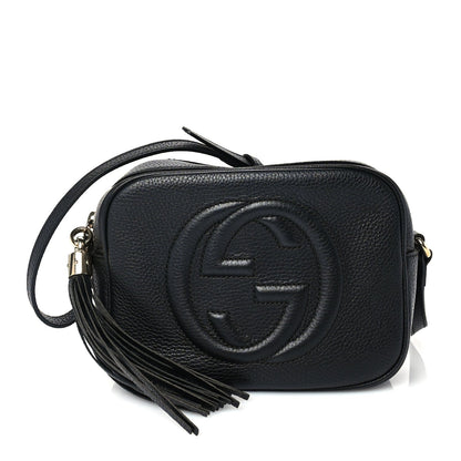 Gucci Pebbled Calfskin Small Soho Disco Bag  Black 2 of 9