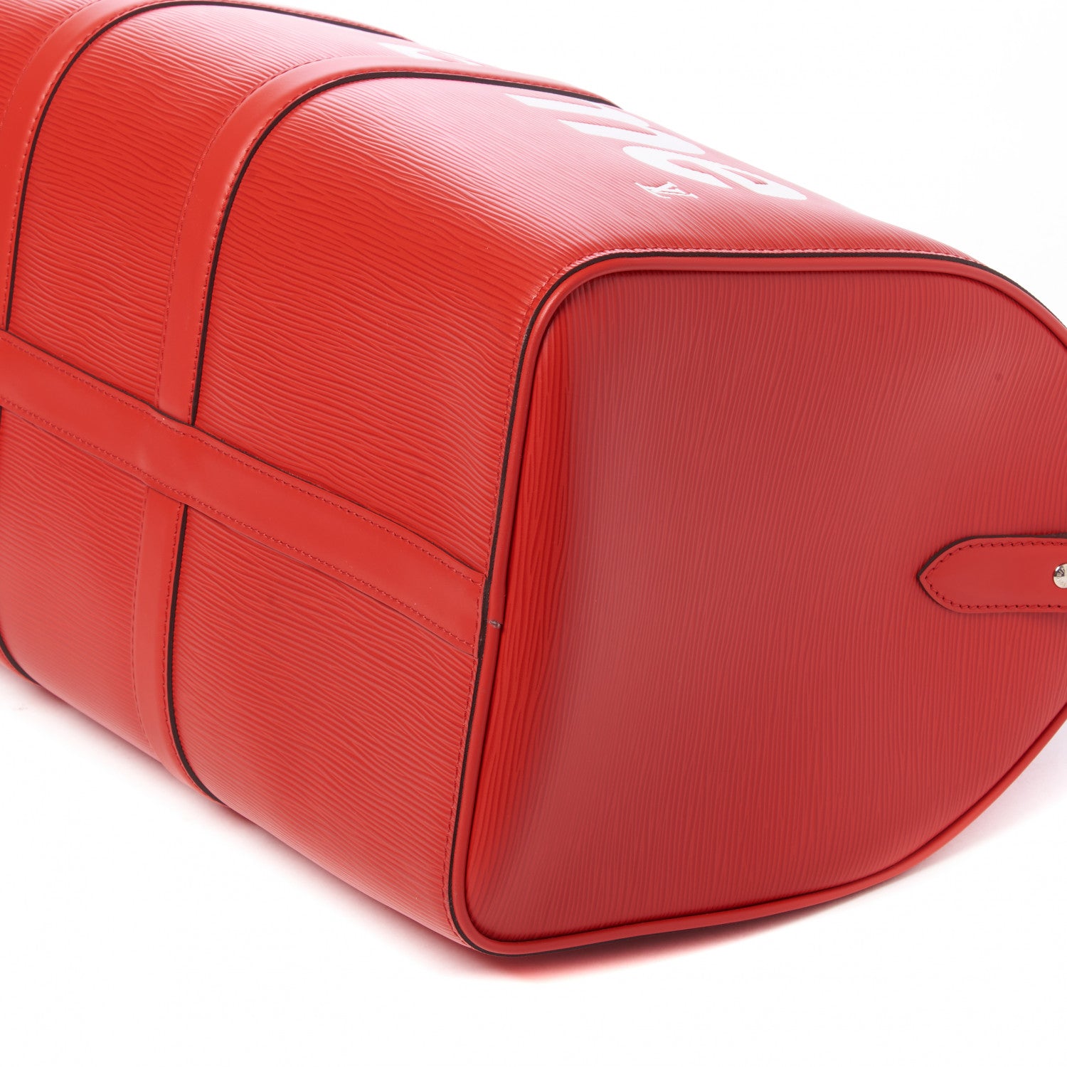 Louis Vuitton X SUPREME Epi Keepall Bandouliere 45 Red 4 of 13