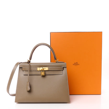 Hermes Epsom Kelly Sellier 28 Etoupe 12 of 12