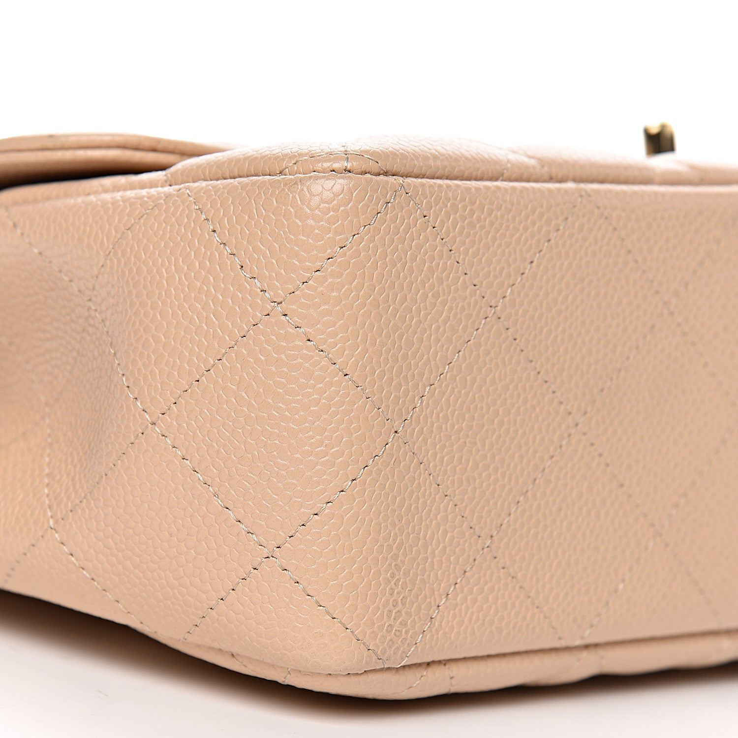 Chanel Caviar Quilted Jumbo Single Flap Beige Clair 10 of 12