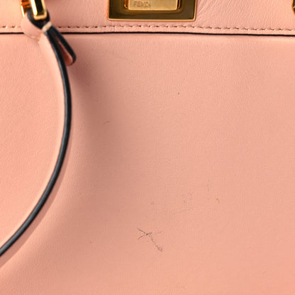 Fendi Shiny Nappa Petite Peekaboo I SEE U Satchel Baby Pink 9 of 9