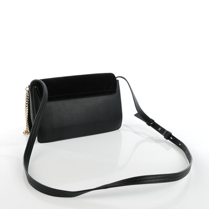 Chloe Suede Calfskin Small Faye Shoulder Bag Black 3 of 8