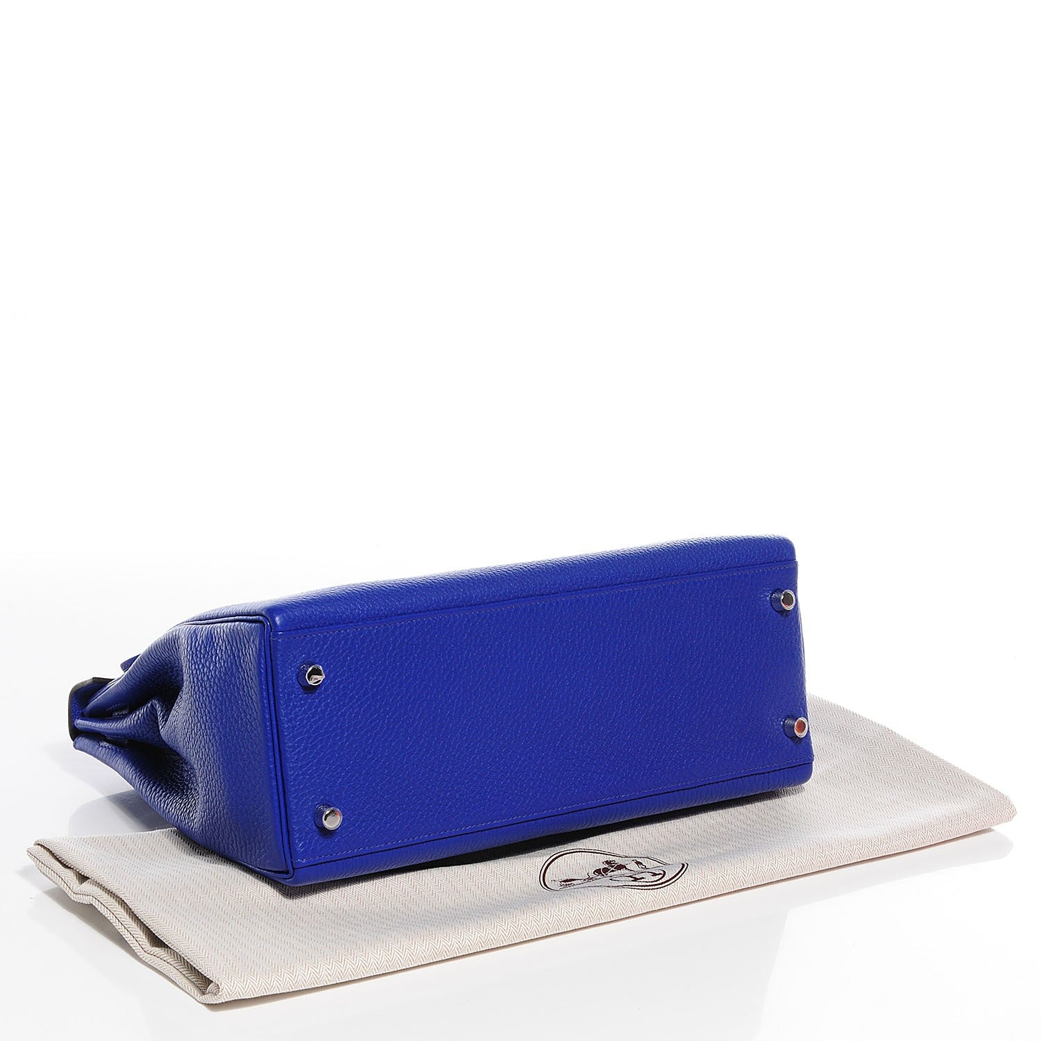 Hermes Taurillon Clemence Kelly Retourne 32 Bleu Electrique 19 of 24