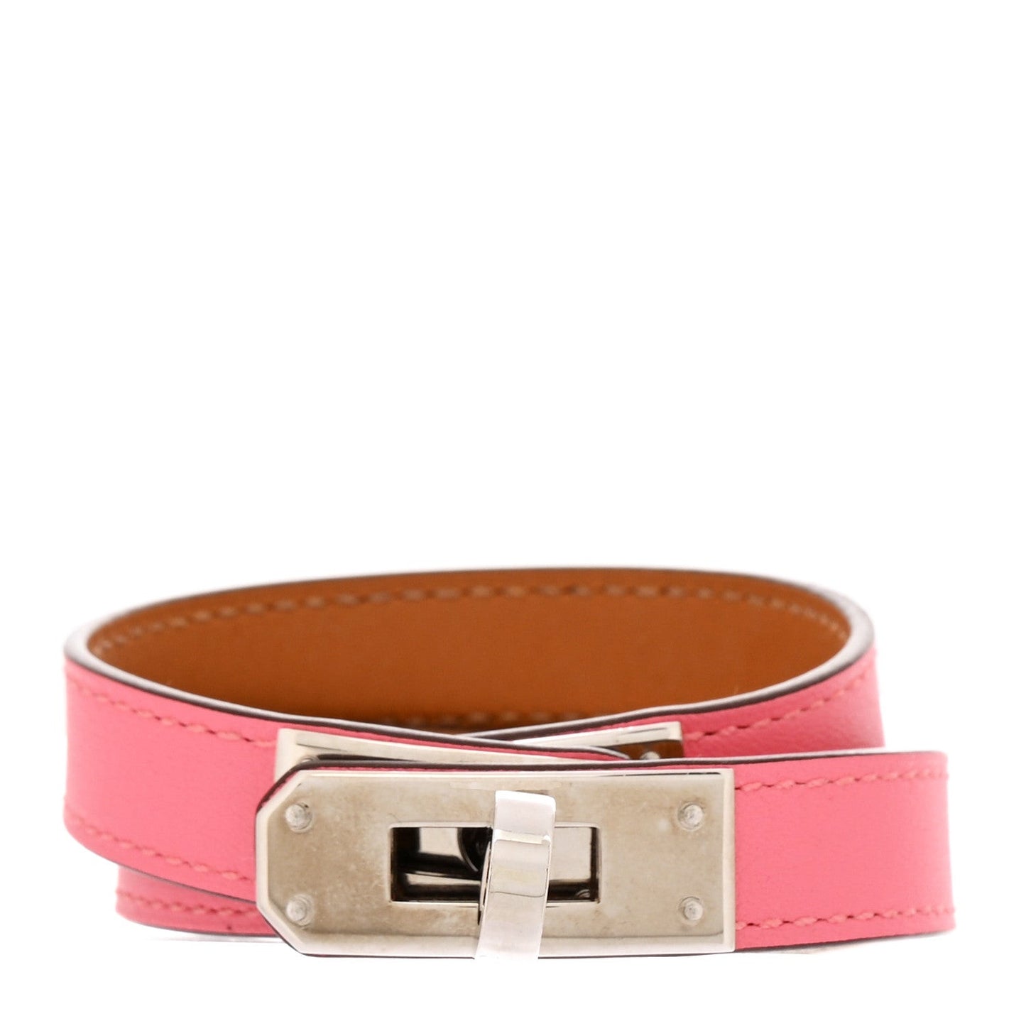 Swift Kelly Double Tour Bracelet T2  Rose Azalee
