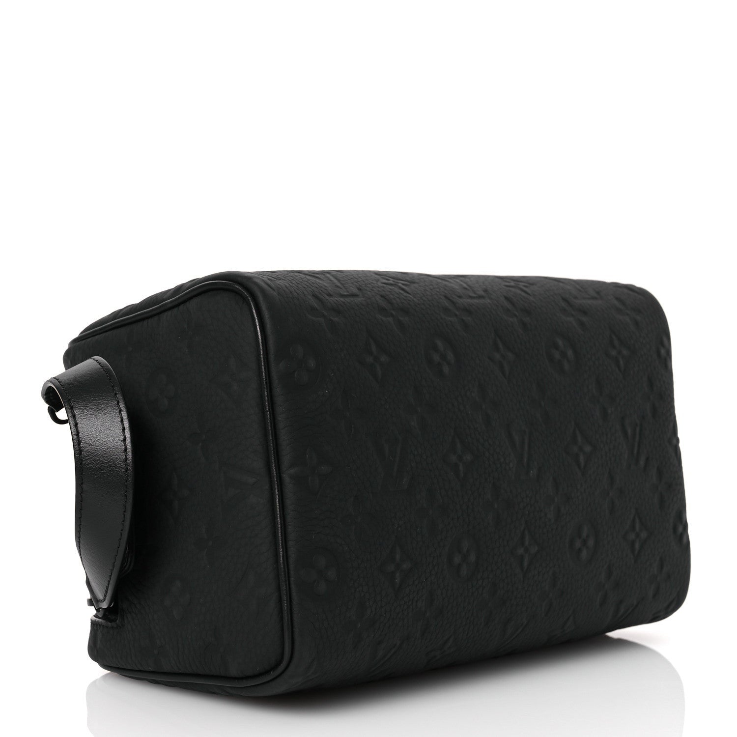 Louis Vuitton Taurillon Monogram Dopp Kit Toilet Pouch Black 4 of 7