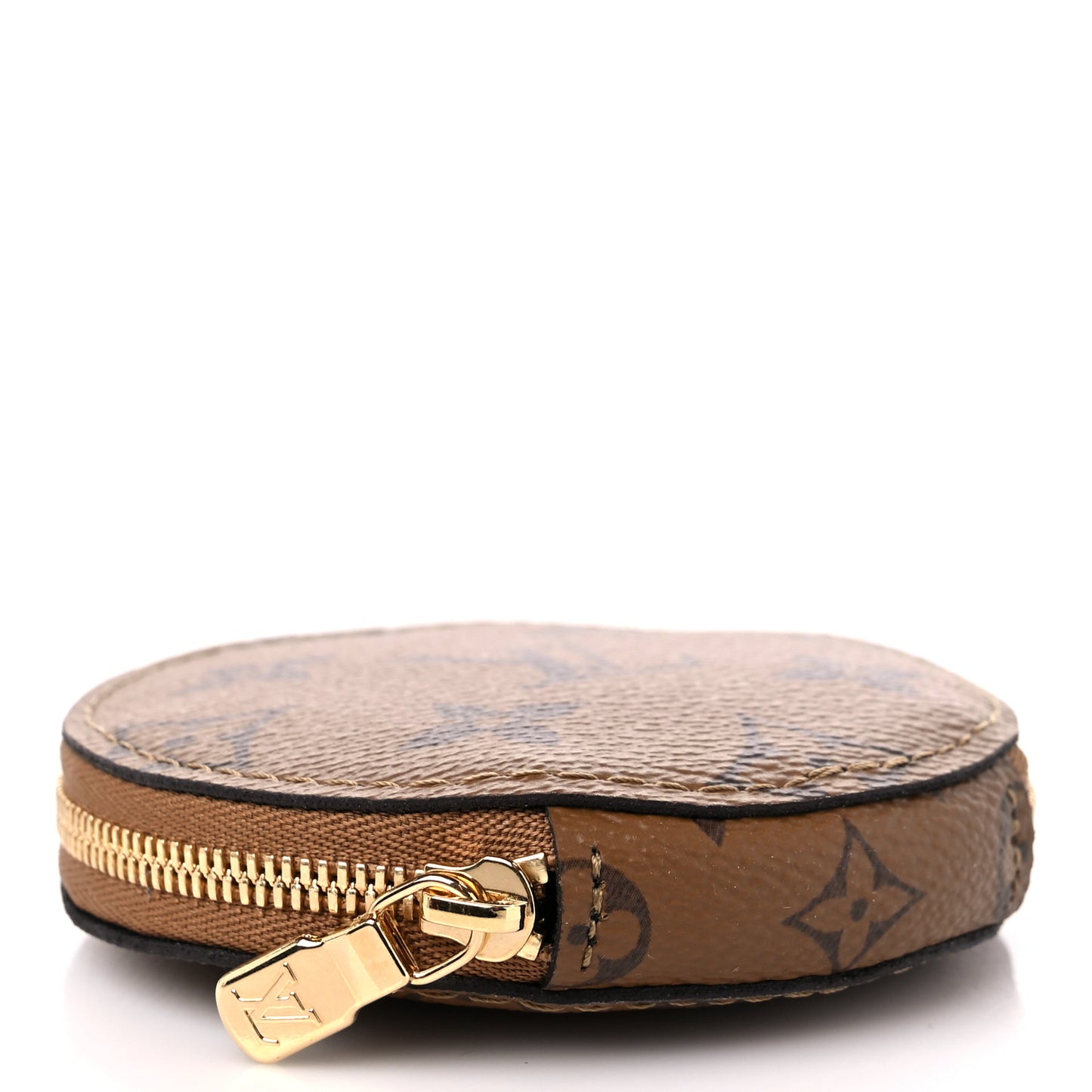 Reverse Monogram Bandouliere Round Coin Purse