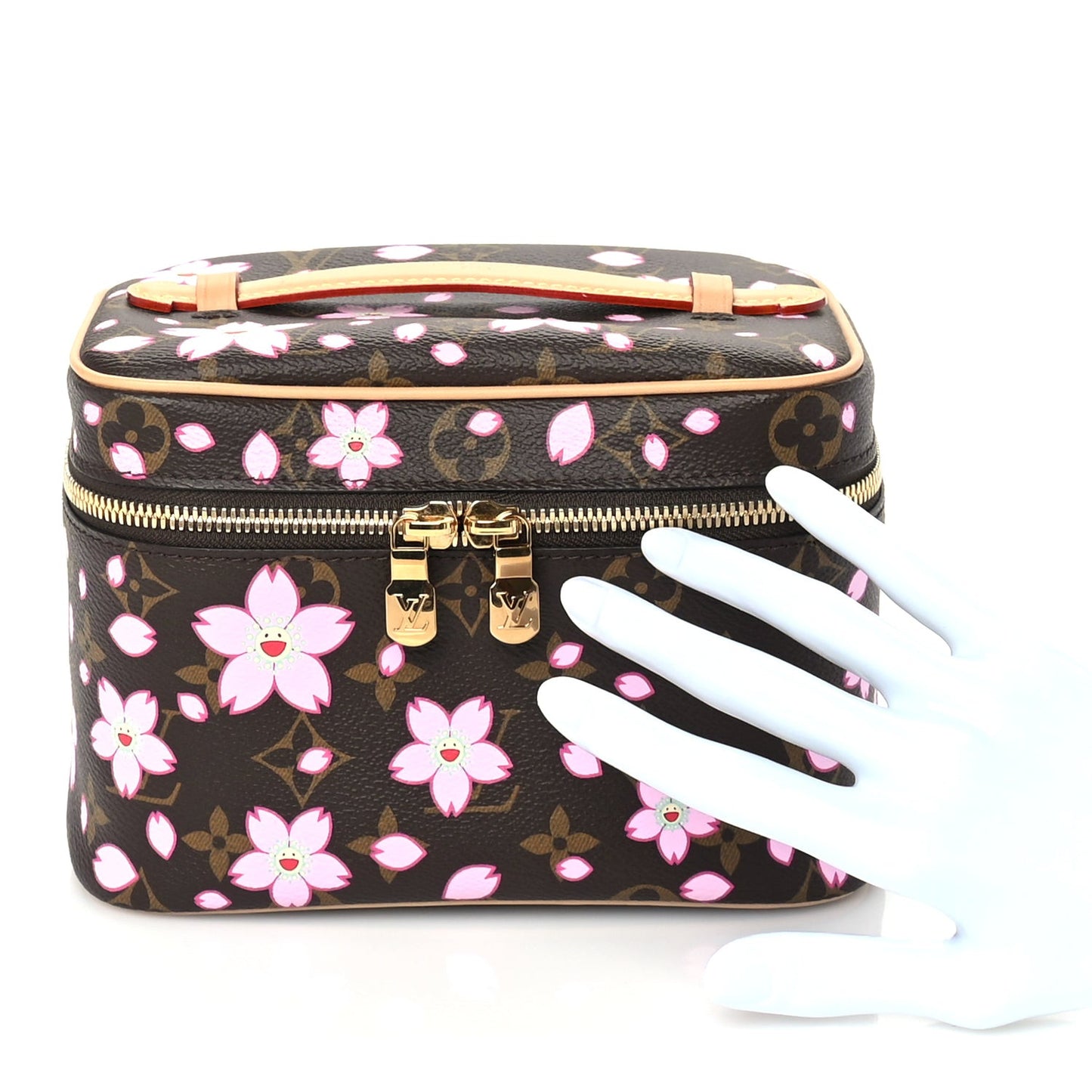 LV X TM Monogram Cherry Blossom Nice Mini Sakura Brown