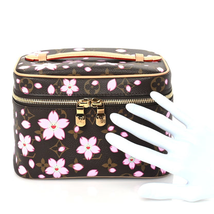 Louis Vuitton LV X TM Monogram Cherry Blossom Nice Mini Sakura Brown 3 of 7