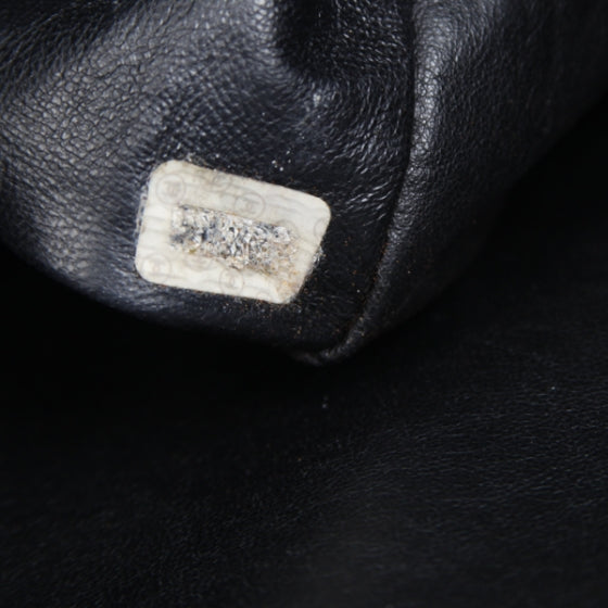 Lambskin Jumbo Shoulder Bag Black