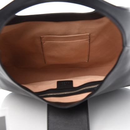 Gucci Calfskin Web Medium Dionysus Hobo Black 5 of 7