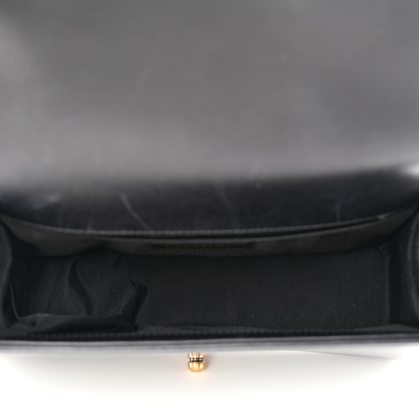 Lambskin Quilted Medium Boy Flap Black