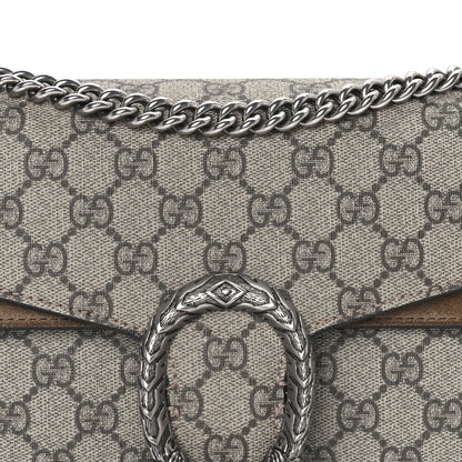 Gucci GG Supreme Monogram Small Dionysus Shoulder Bag  Taupe 6 of 7