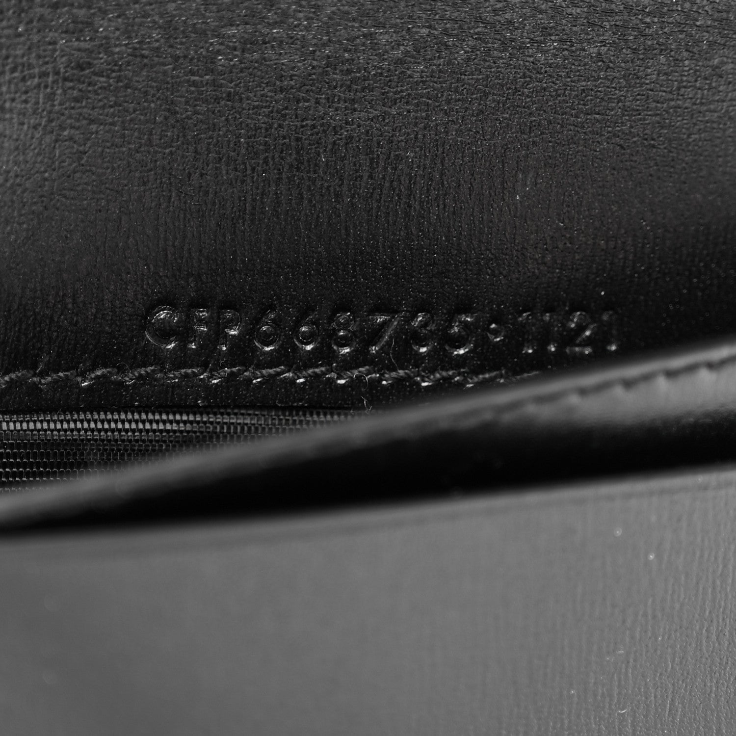 Saint Laurent Smooth Calfskin Cassandre Credit Card Wallet Black 7 of 11