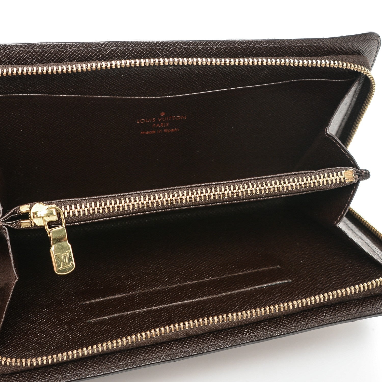 Louis Vuitton Damier Ebene Porte-Monnaie Zippy Wallet 5 of 7