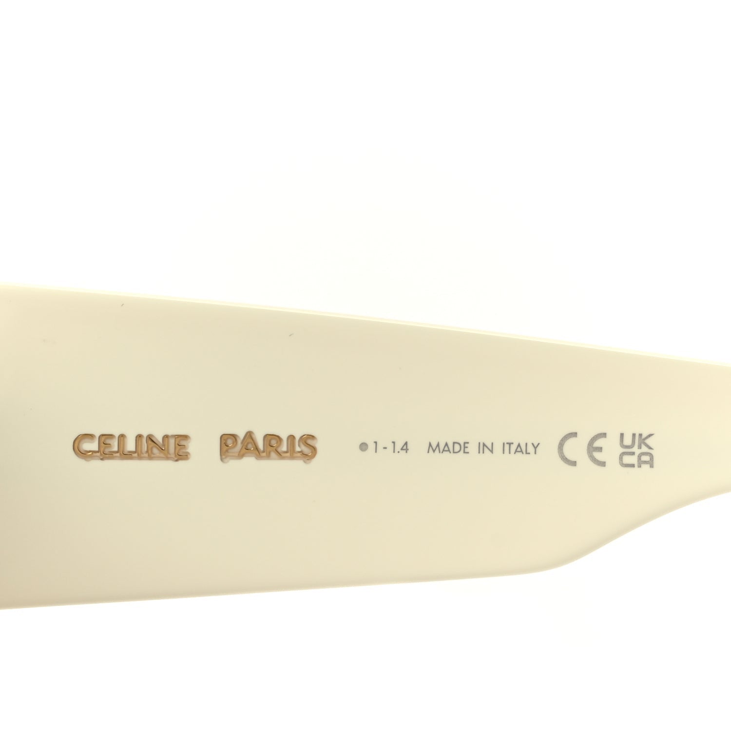 Celine Acetate Triomphe XL 01 Sunglasses CL40282U Ivory 5 of 7
