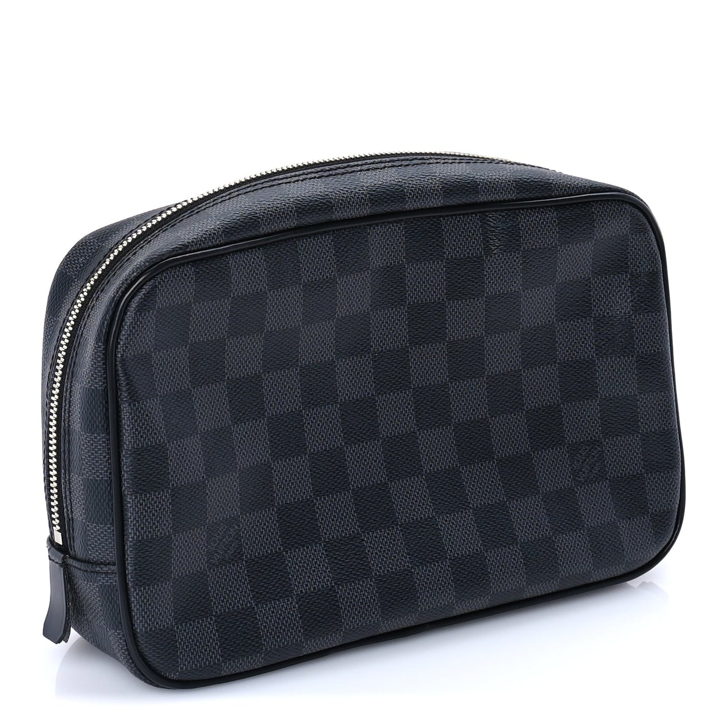 Damier Cobalt Toilet Pouch GM Black