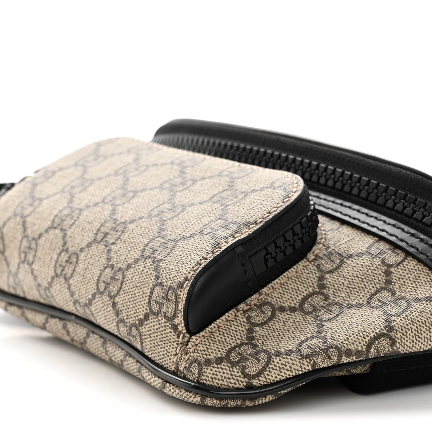 Gucci GG Supreme Monogram Belt Bag Black 11 of 11