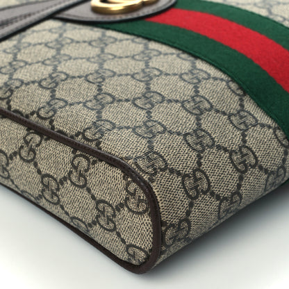 Gucci GG Supreme Monogram Web Small Ophidia Messenger Bag Brown 10 of 11