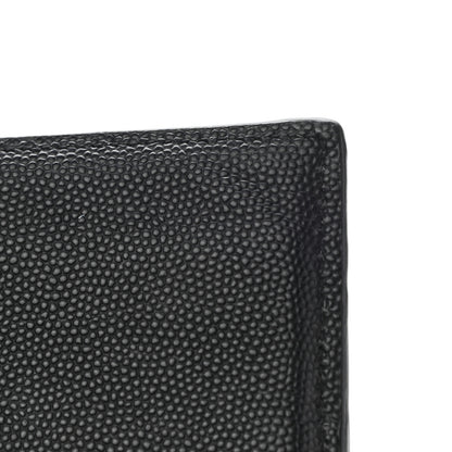 Saint Laurent Grain De Poudre Card Case Black 8 of 8