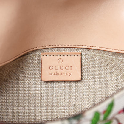 Gucci Canvas Flora Floral Horsebit Clutch 9 of 11