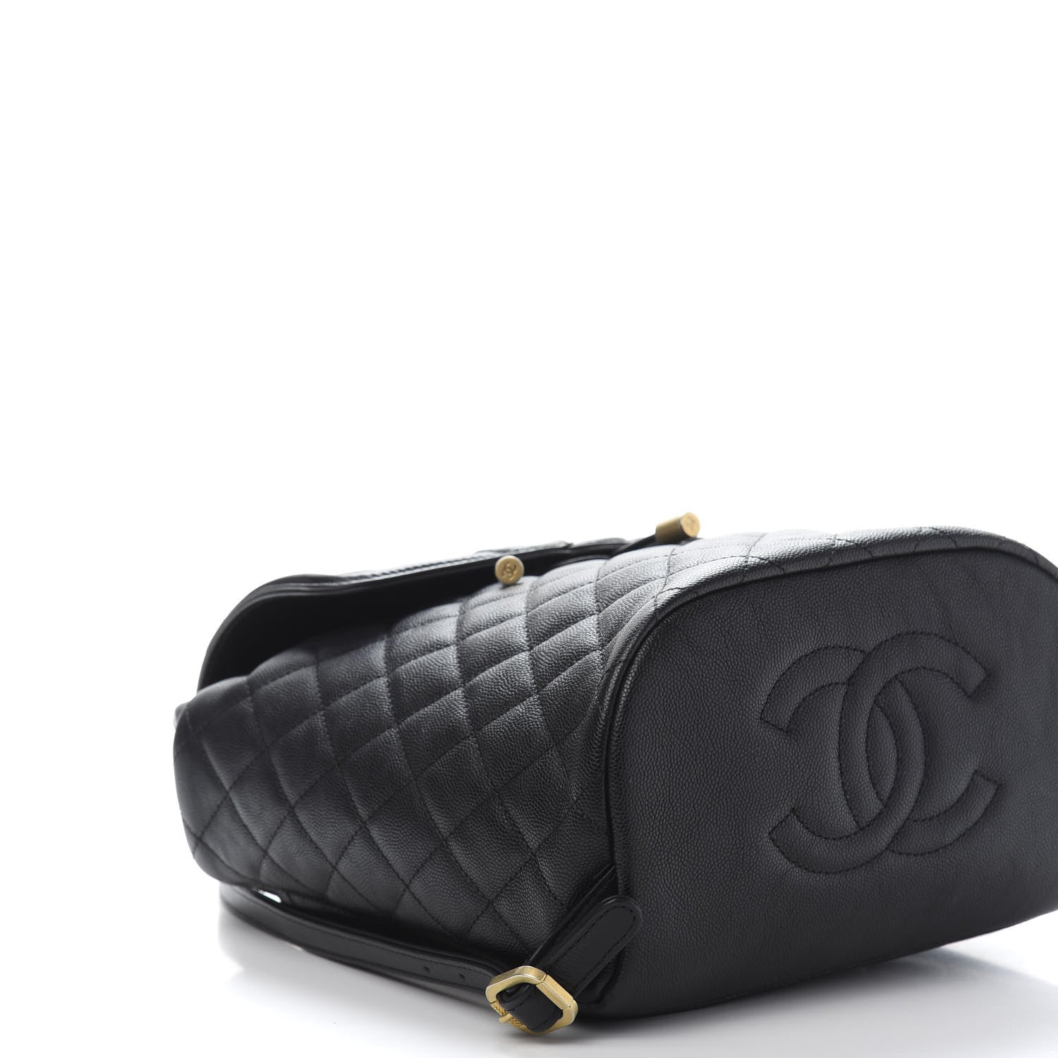 Chanel Caviar Quilted Filigree Backpack Black 7 of 10