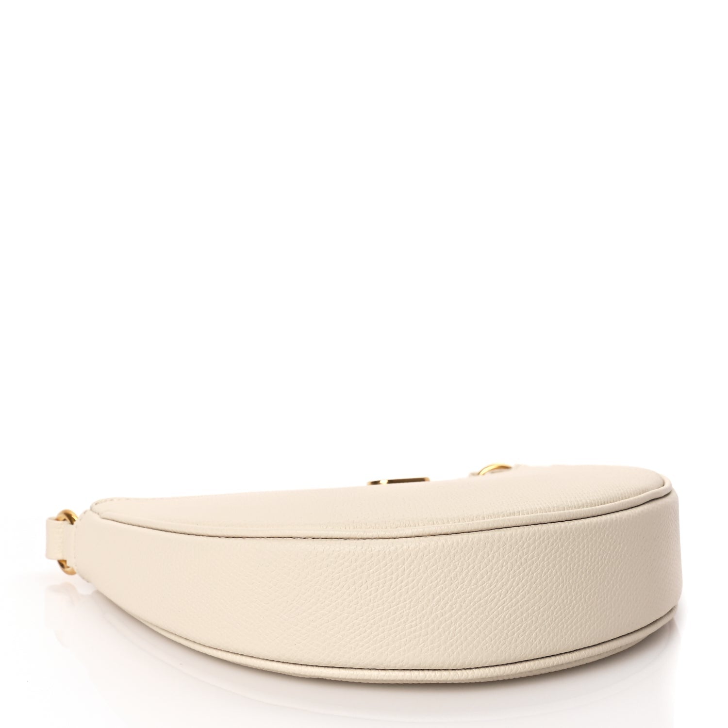 Valentino Garavani Grainy Calfskin Mini Vlogo Signature Hobo Bag Light Ivory 3 of 8