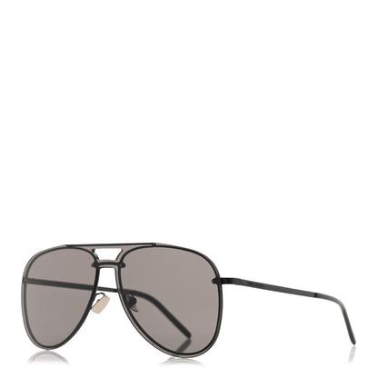 Saint Laurent Metal Aviator Classic 11 Slim Sunglasses Black 1 of 7