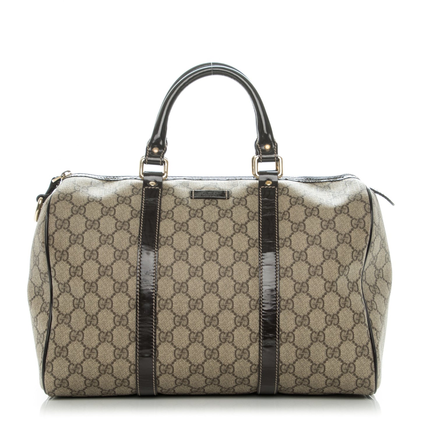 GG Plus Monogram Medium Joy Boston Dark Brown