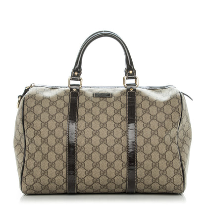 Gucci GG Plus Monogram Medium Joy Boston Dark Brown 1 of 8