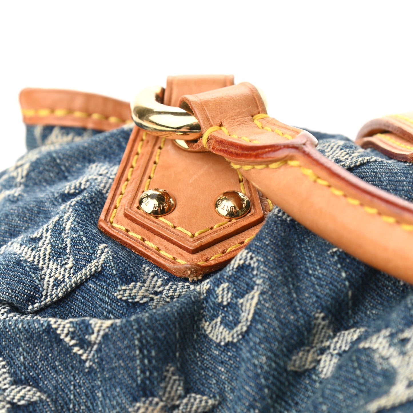 Monogram Denim Pleaty Blue