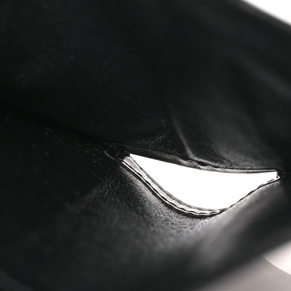 Saint Laurent Calfskin Techno Credit Card Wallet Black 6 of 12