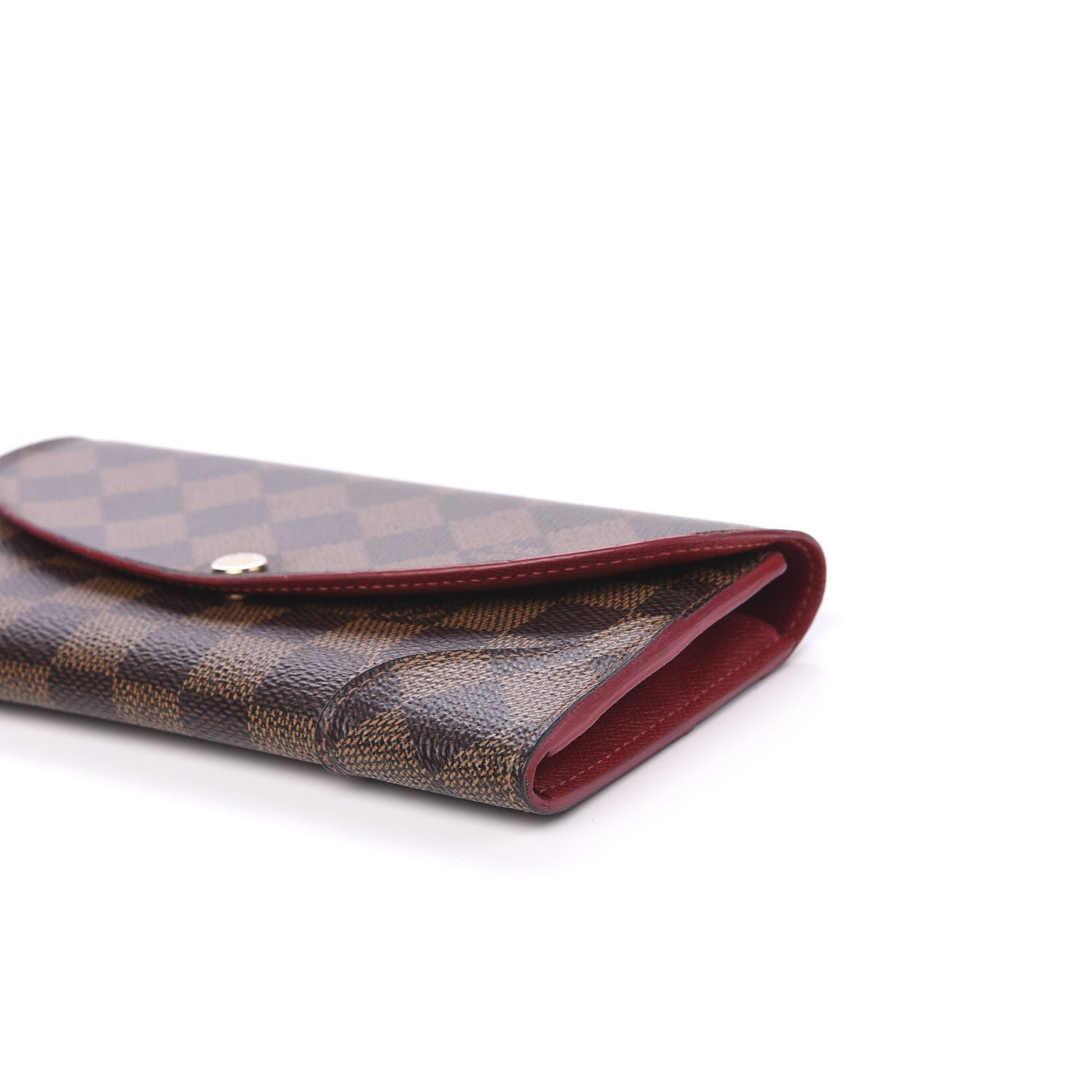 Louis Vuitton Damier Ebene Caissa Wallet Cherry 8 of 8