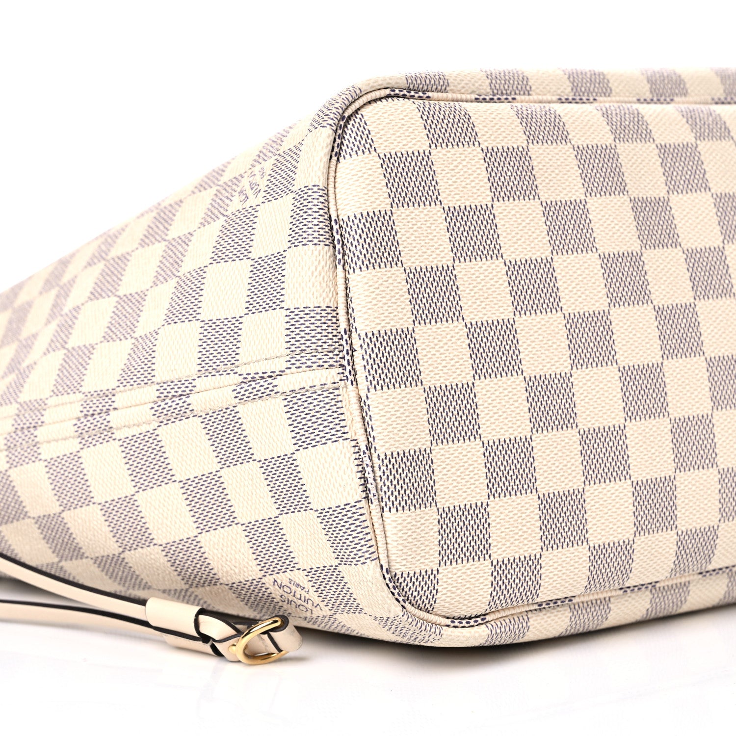 Louis Vuitton Damier Azur Braided Neverfull MM Pink 8 of 11