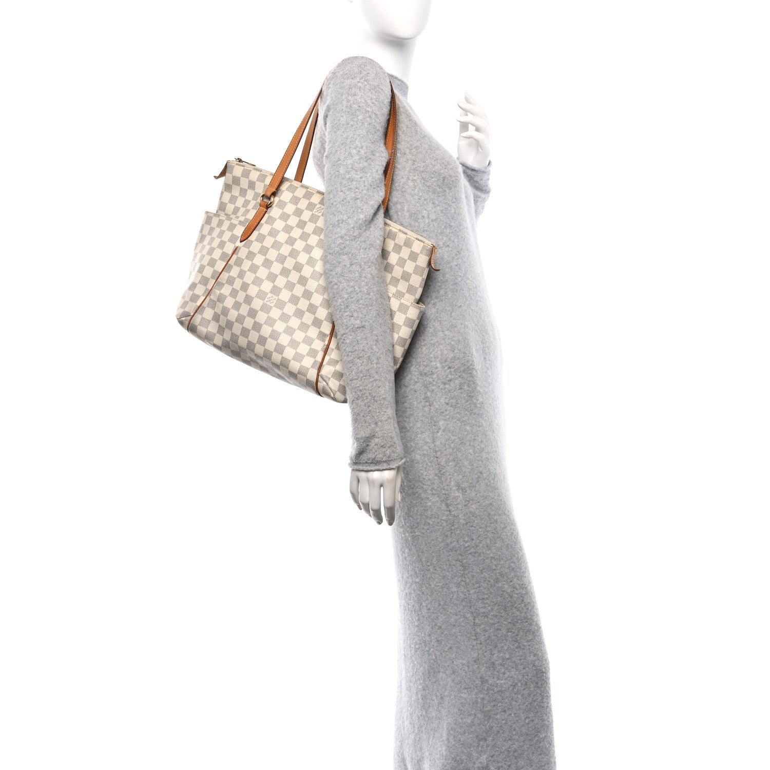 Louis Vuitton Damier Azur Totally MM 2 of 7