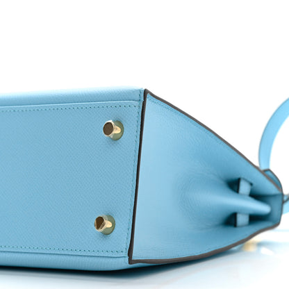 Hermes Epsom Kelly Sellier 25 Bleu Du Nord 10 of 10