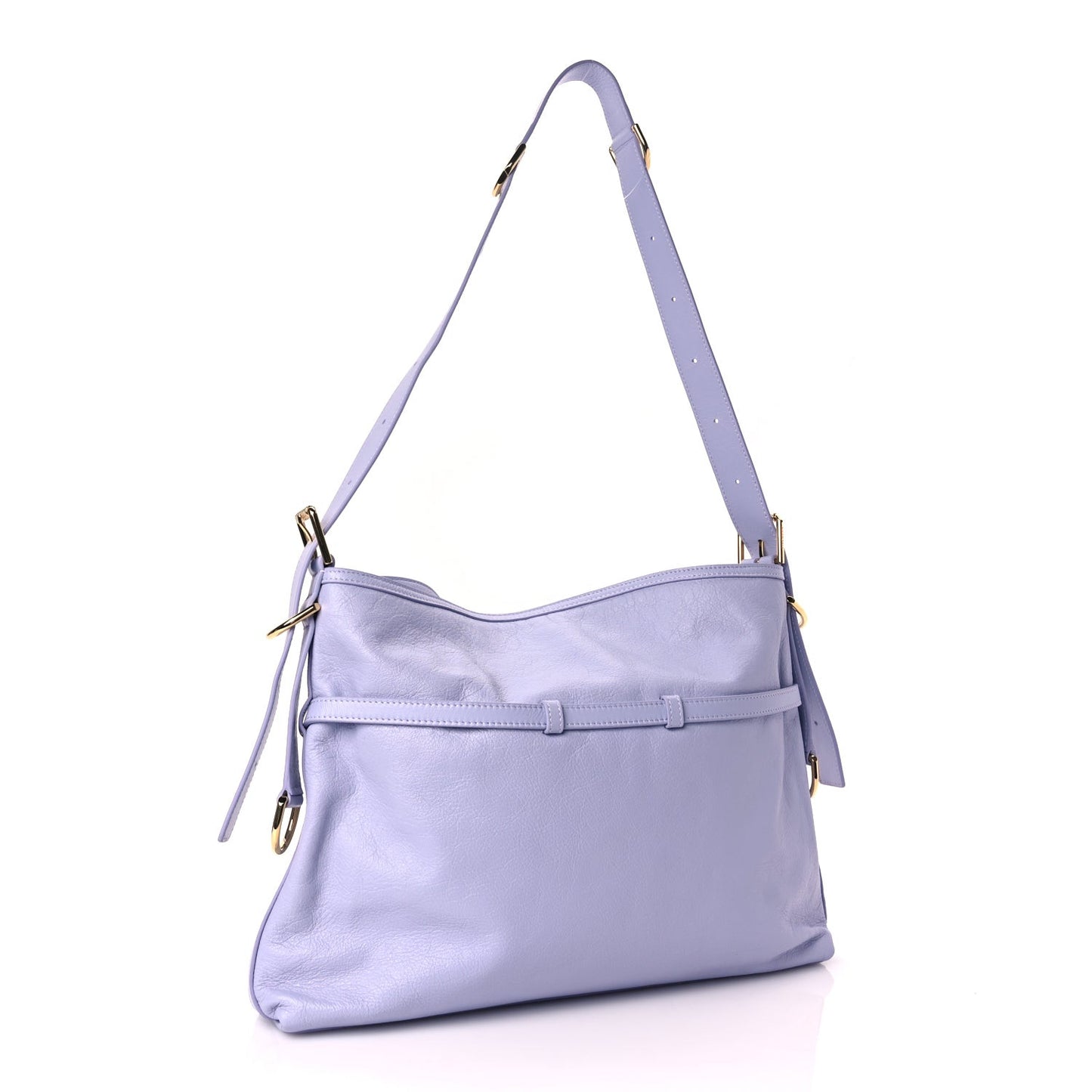 Shiny Calfskin Medium Voyou Bag Lavender
