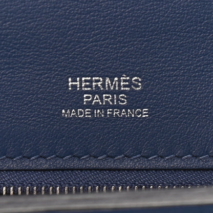 Hermes Taurillon Maurice Swift 24/24 35 Bleu Brighton 5 of 9