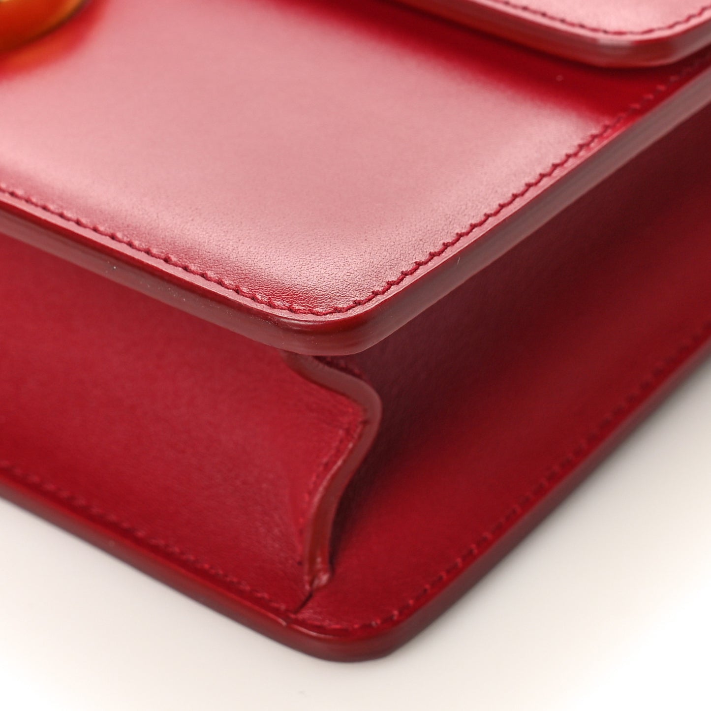 Smooth Calfskin 30 Montaigne Flap Bag Red