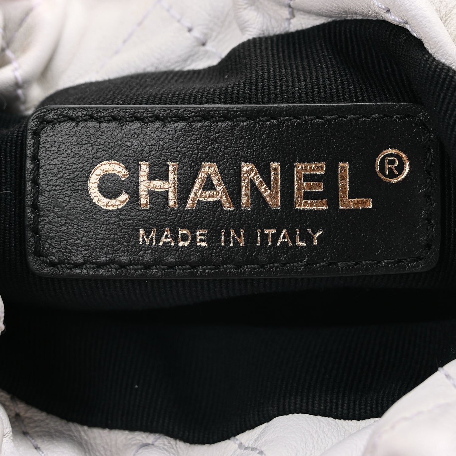 Chanel Calfskin Quilted Pearl Mini About Pearls Drawstring Bucket Bag White 5 of 10